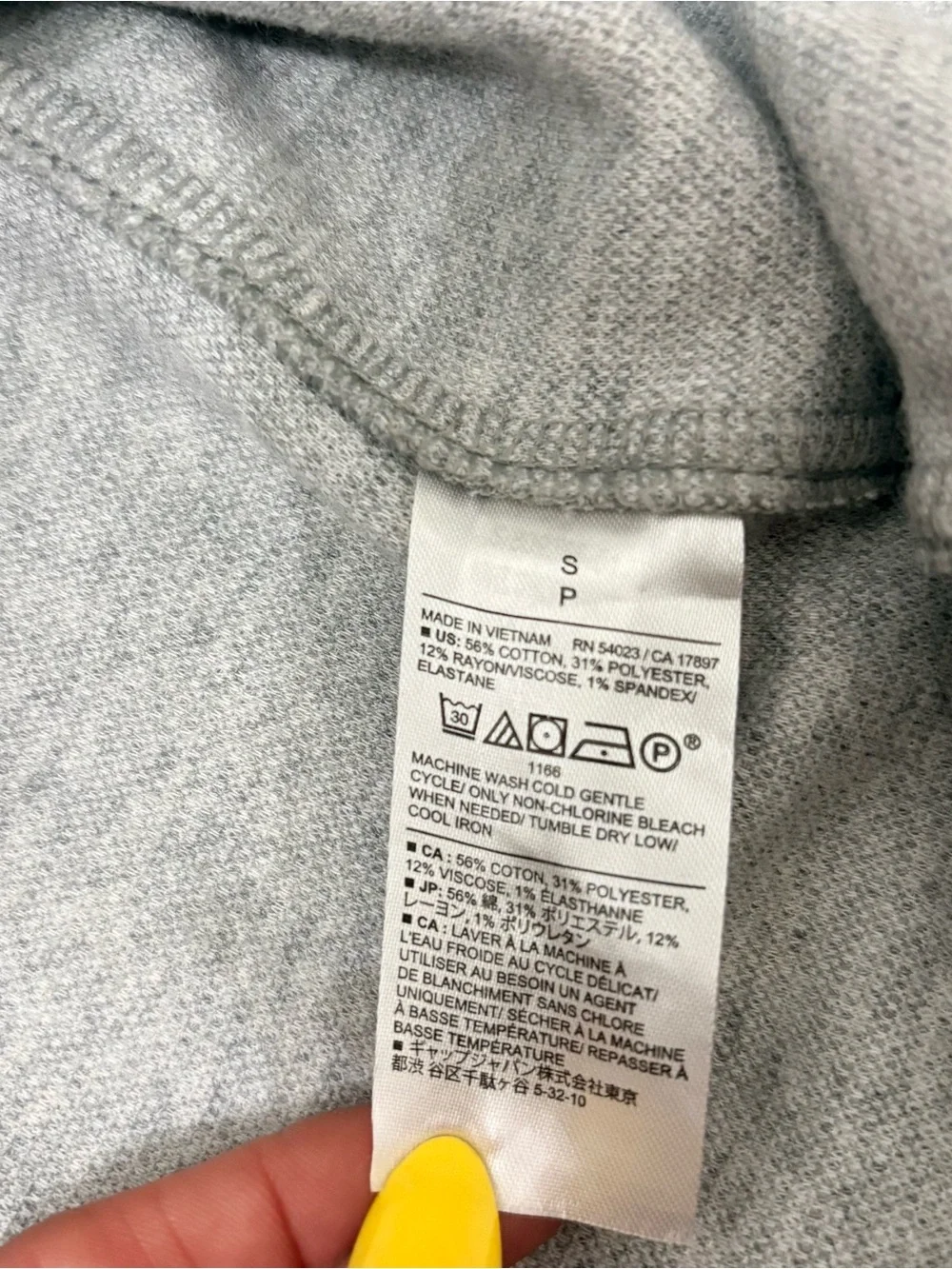 Banana Republic Light Gray Zip-Front Women's Jacket size Small